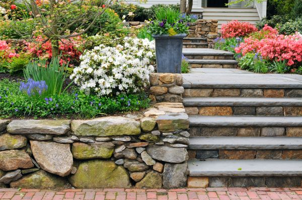 Stone Stairs Repair in Middleburg