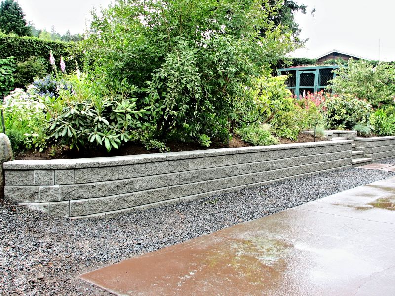Retaining Wall Completion
